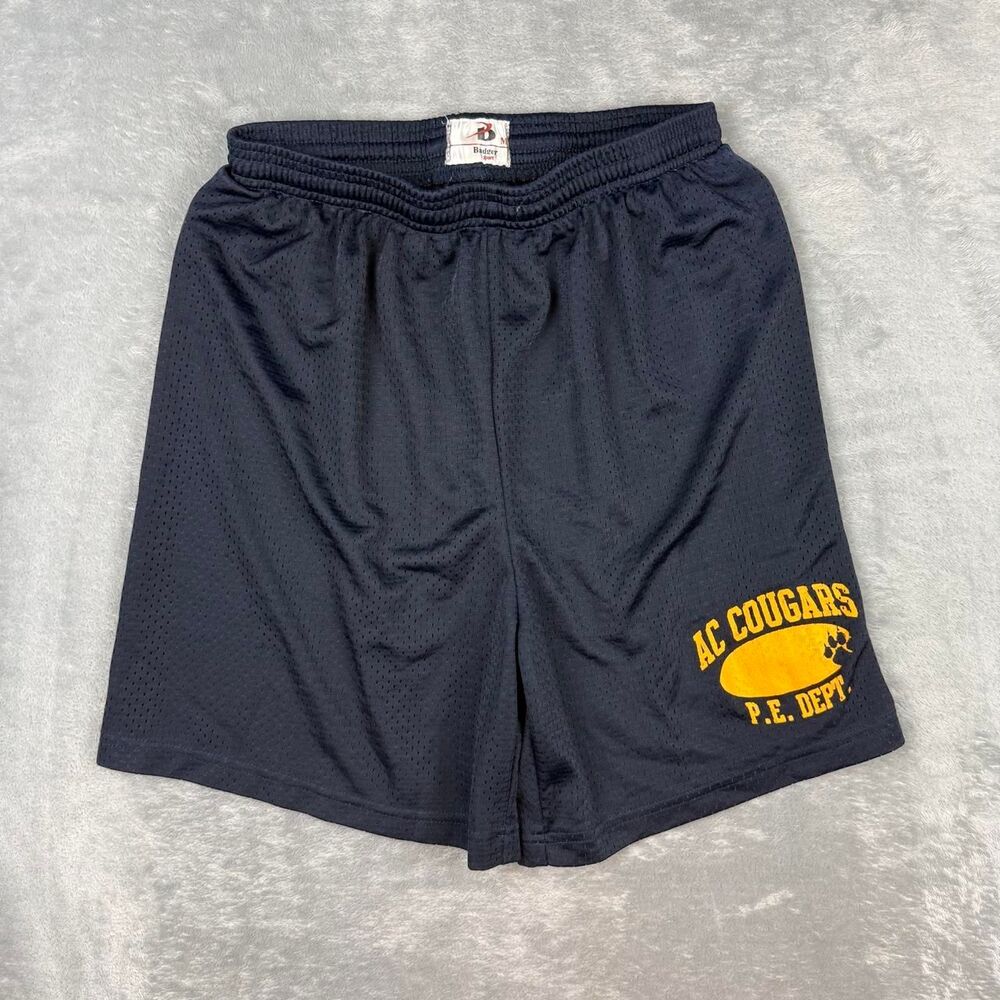 Badger Men's Black and Navy Shorts